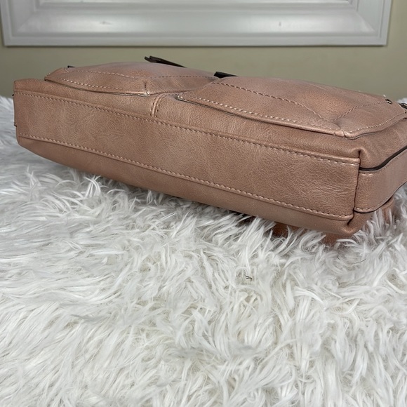 INC International Concepts ~ Riverton Messenger Large Crossbody ~ Dusty Rose~NWT - Picture 5 of 11